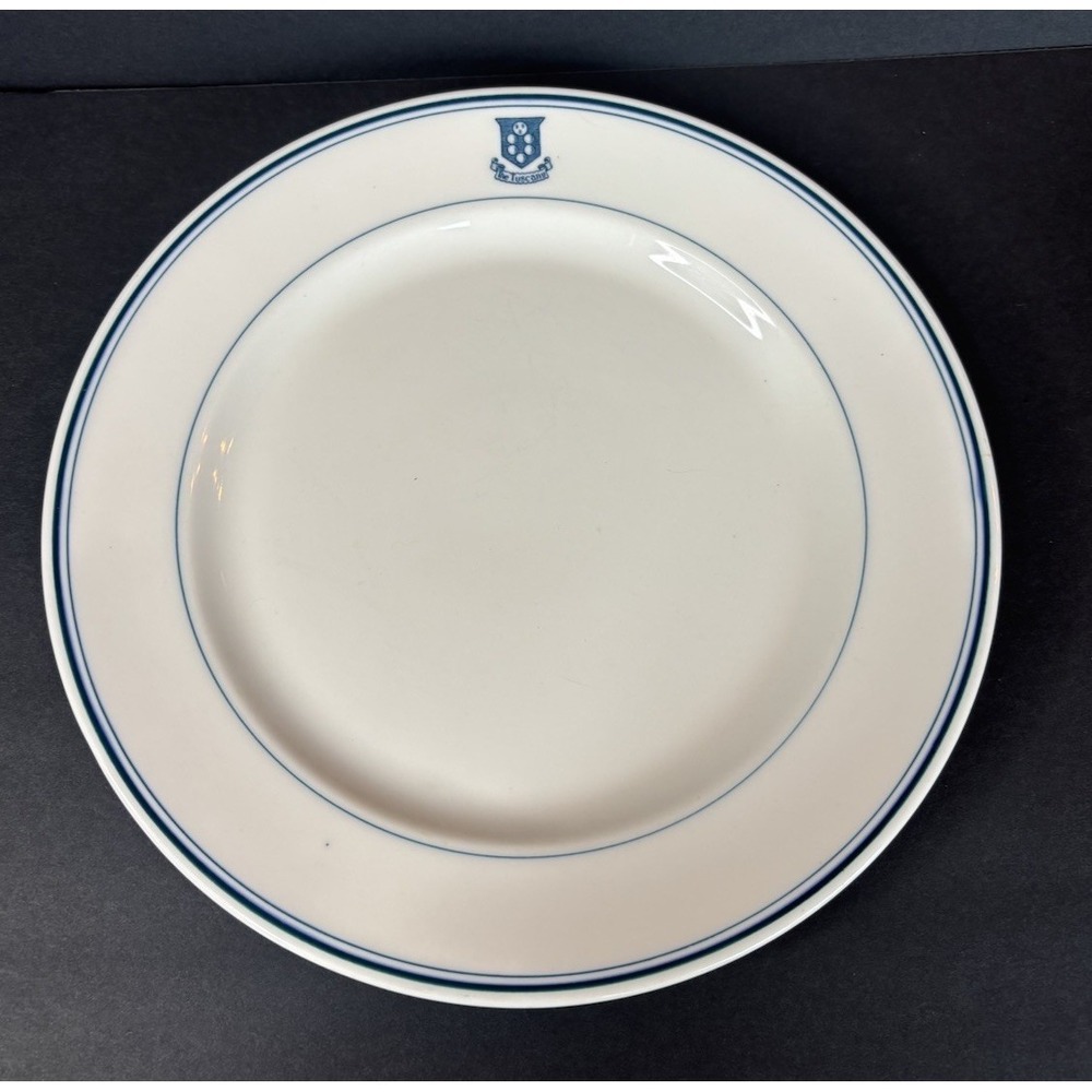 The Tuscany Hotel Dinner Plate Syracuse Restaurant China Ware 9 3/4" NYC